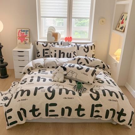 91家纺网 家纺一手货源 找家纺 （总）澳萝拉 2023新款磨毛四件套-卡通系列