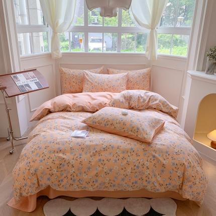 91家纺网 家纺一手货源 找家纺 （总）澳萝拉 2023新款磨毛四件套-花卉系列