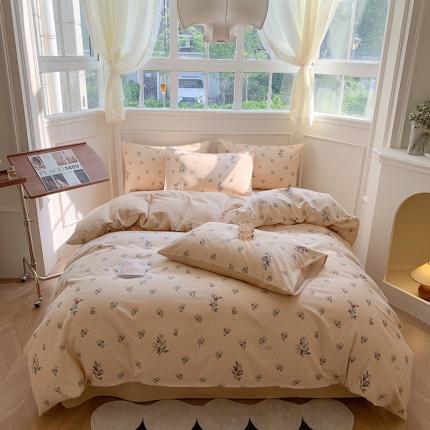 91家纺网 家纺一手货源 找家纺 （总）澳萝拉 2023新款磨毛四件套-花卉系列
