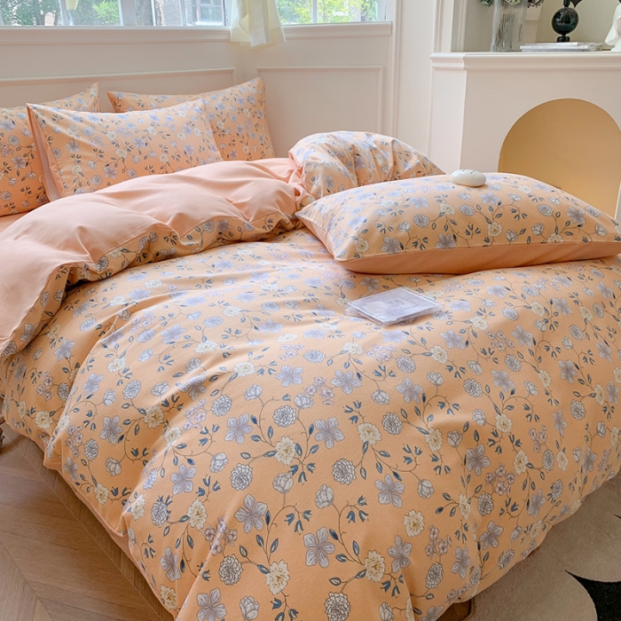 91家纺网 家纺一手货源 找家纺 （总）澳萝拉 2023新款磨毛四件套-花卉系列