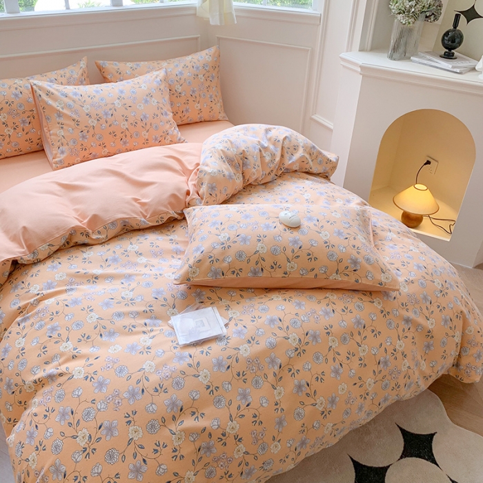 91家纺网 家纺一手货源 找家纺 （总）澳萝拉 2023新款磨毛四件套-花卉系列