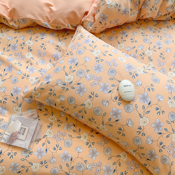 91家纺网 家纺一手货源 找家纺 （总）澳萝拉 2023新款磨毛四件套-花卉系列