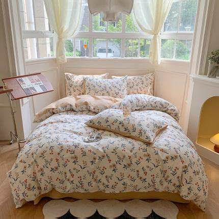 澳萝拉 2023新款磨毛四件套-花卉系列 心意