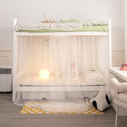 91家纺网 家纺一手货源 找家纺 （总）飞轮海 2024新款宿舍加密蚊帐X-1