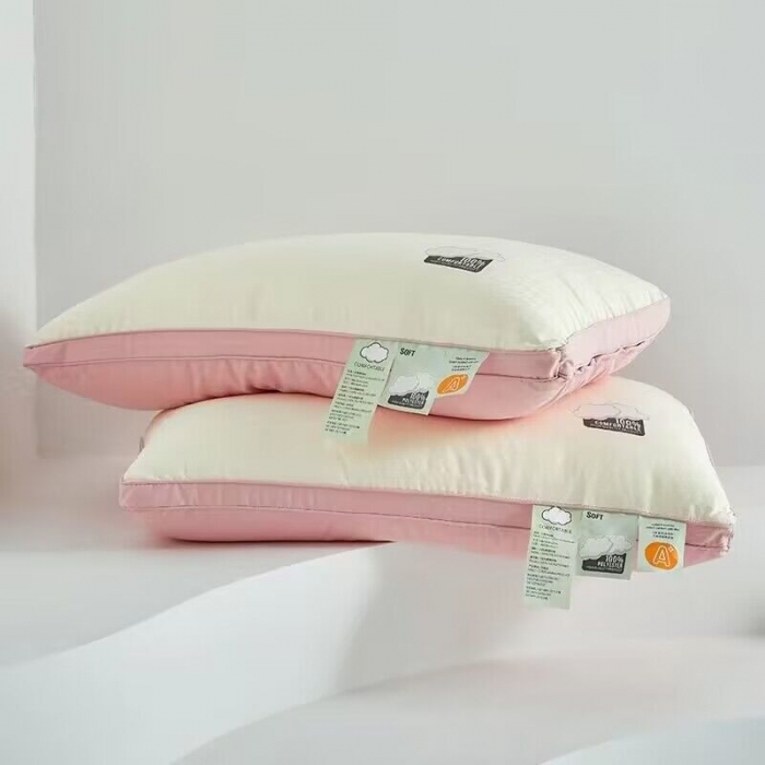 91家纺网 家纺一手货源 找家纺 （总）剑桥 向云端热熔枕芯高硬枕头立体小清新风格4874羽丝枕