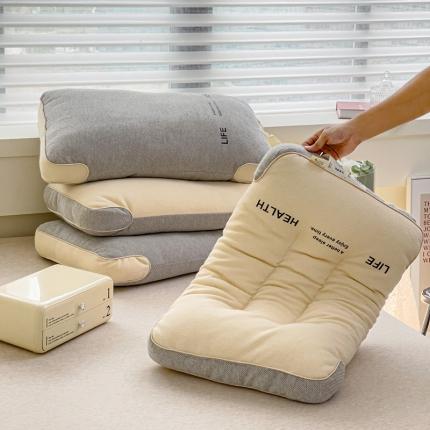 （总）爱尚家枕芯 2023新款日式针织呵护护颈定型枕