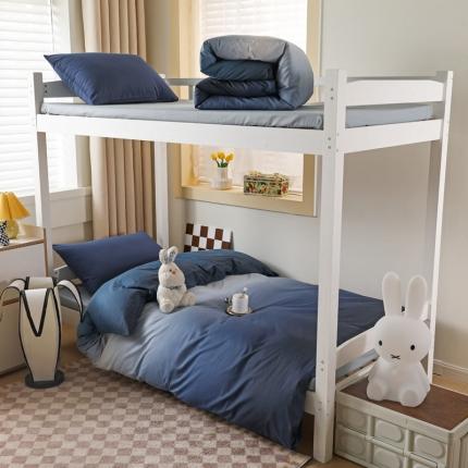 91家纺网 家纺一手货源 找家纺 （总）梦家居 2023新款全棉简约风学生宿舍三件套