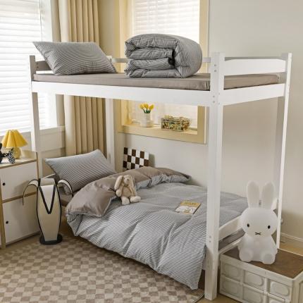 91家纺网 家纺一手货源 找家纺 （总）梦家居 2023新款全棉简约风学生宿舍三件套