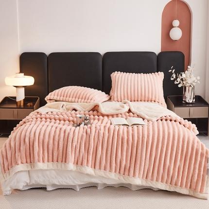 91家纺网 家纺一手货源 找家纺 （总）坦客 2025新款玉兔绒毯（跨境外贸）