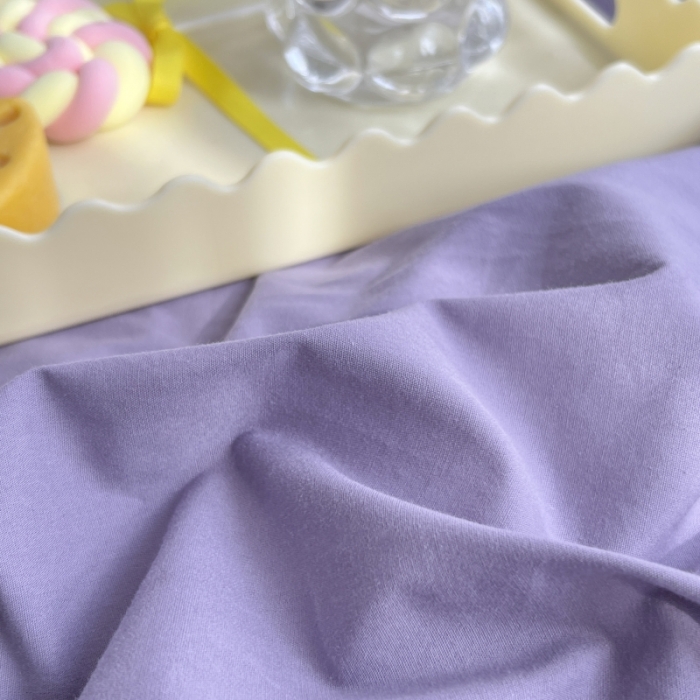 91家纺网 家纺一手货源 找家纺 绵庭家纺 2023新款全棉水洗棉拼色单被套 深紫+绅士灰