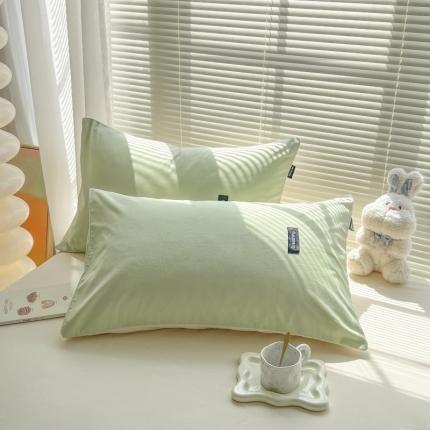 91家纺网 家纺一手货源 找家纺 （总）绵庭家纺 2023新款全棉水洗棉拼色单品枕套