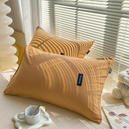 91家纺网 家纺一手货源 找家纺 （总）绵庭家纺 2023新款全棉水洗棉拼色单品枕套