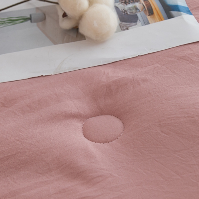 91家纺网 家纺一手货源 找家纺 森林人 2023新款A类水洗棉立体大豆被 立体-豆沙