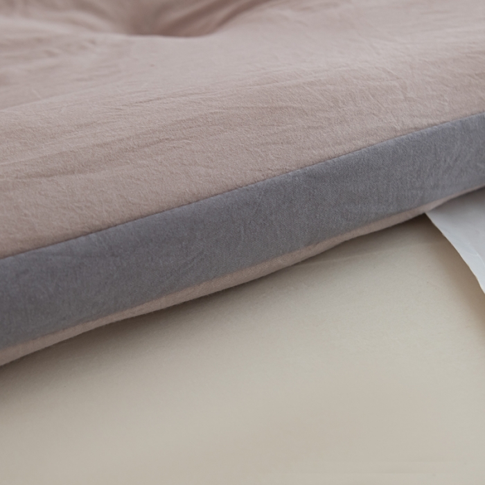 91家纺网 家纺一手货源 找家纺 森林人 2023新款A类水洗棉立体大豆被 立体-卡其