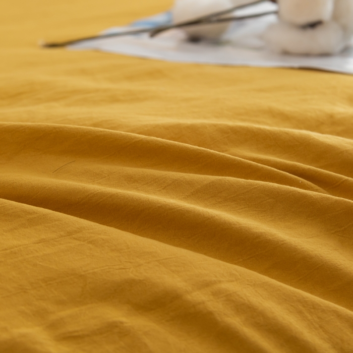 91家纺网 家纺一手货源 找家纺 森林人 2023新款A类水洗棉立体大豆被 立体-柠檬黄