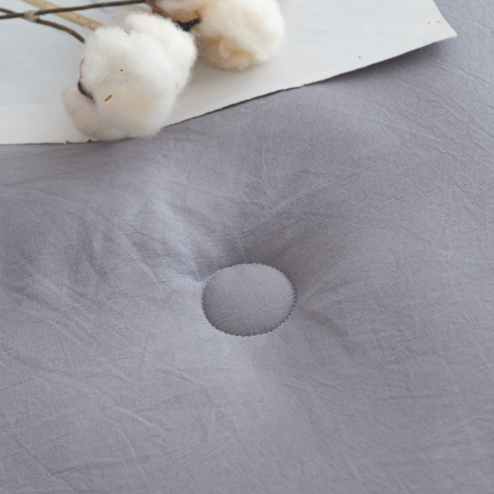 91家纺网 家纺一手货源 找家纺 森林人 2023新款A类水洗棉立体大豆被 立体-绅士灰