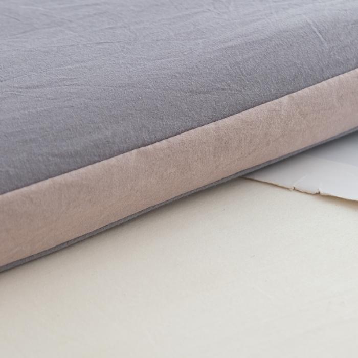 91家纺网 家纺一手货源 找家纺 森林人 2023新款A类水洗棉立体大豆被 立体-绅士灰