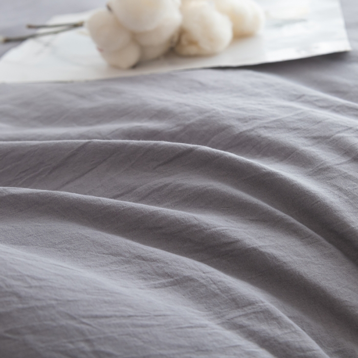 91家纺网 家纺一手货源 找家纺 森林人 2023新款A类水洗棉立体大豆被 立体-绅士灰