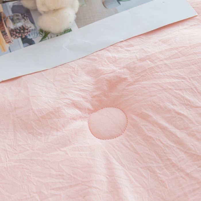 91家纺网 家纺一手货源 找家纺 森林人 2023新款A类水洗棉立体大豆被 立体-优雅玉