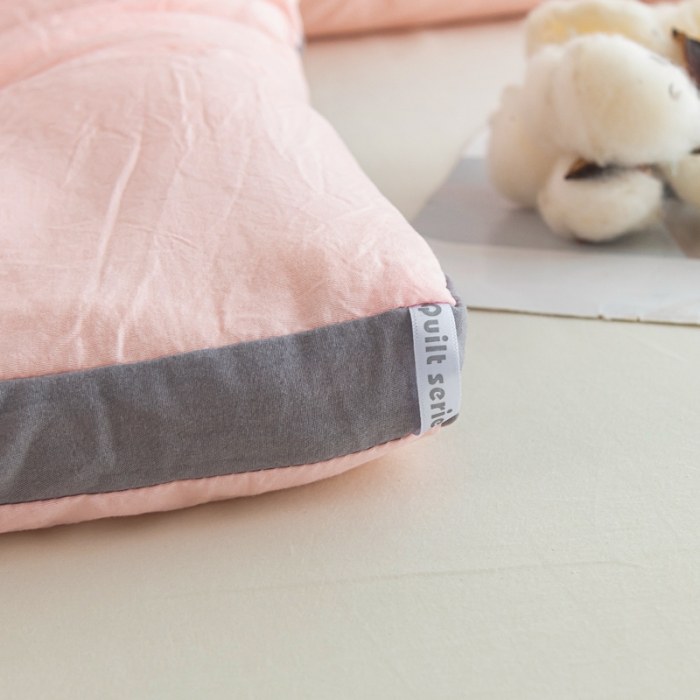 91家纺网 家纺一手货源 找家纺 森林人 2023新款A类水洗棉立体大豆被 立体-优雅玉