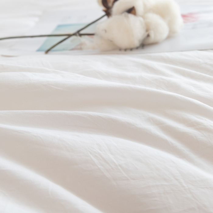 91家纺网 家纺一手货源 找家纺 森林人 2023新款A类水洗棉立体大豆被 立体-珍珠白