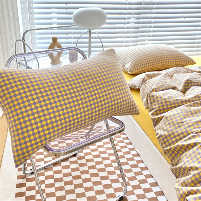 91家纺网 家纺一手货源 找家纺 （总）价格下调三沁2023新款直播爆款色织水洗棉单品系列单枕套