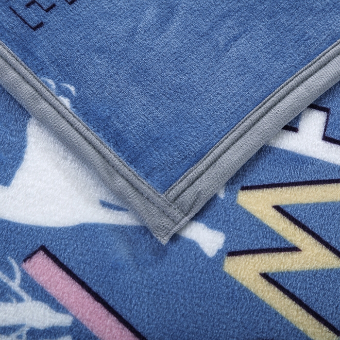 91家纺网 家纺一手货源 找家纺 赋雅 新款300克双面绒毯子超柔加厚云貂绒法莱绒 爱家