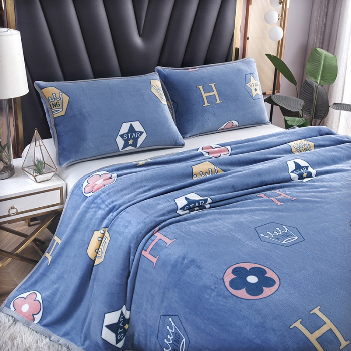 91家纺网 家纺一手货源 找家纺 赋雅 新款300克双面绒毯子超柔加厚云貂绒法莱绒 巴黎风情