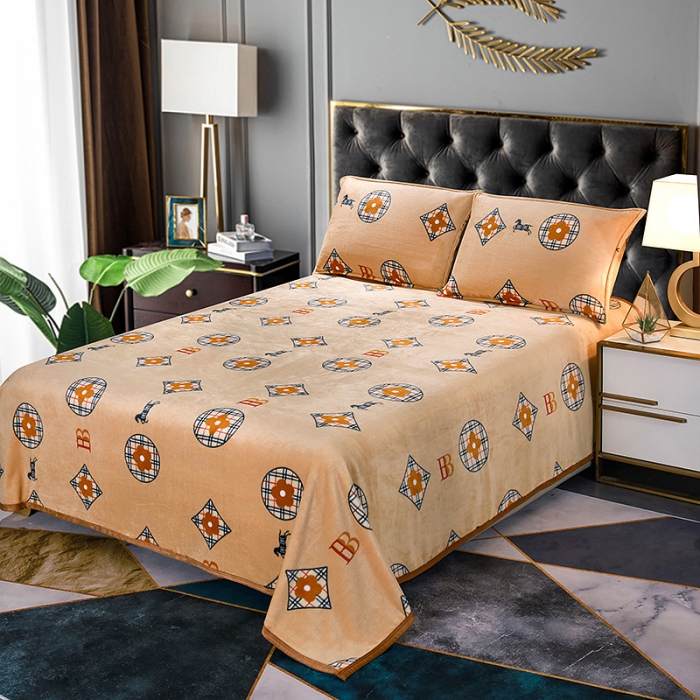 91家纺网 家纺一手货源 找家纺 赋雅 新款300克双面绒毯子超柔加厚云貂绒法莱绒 宝莉格