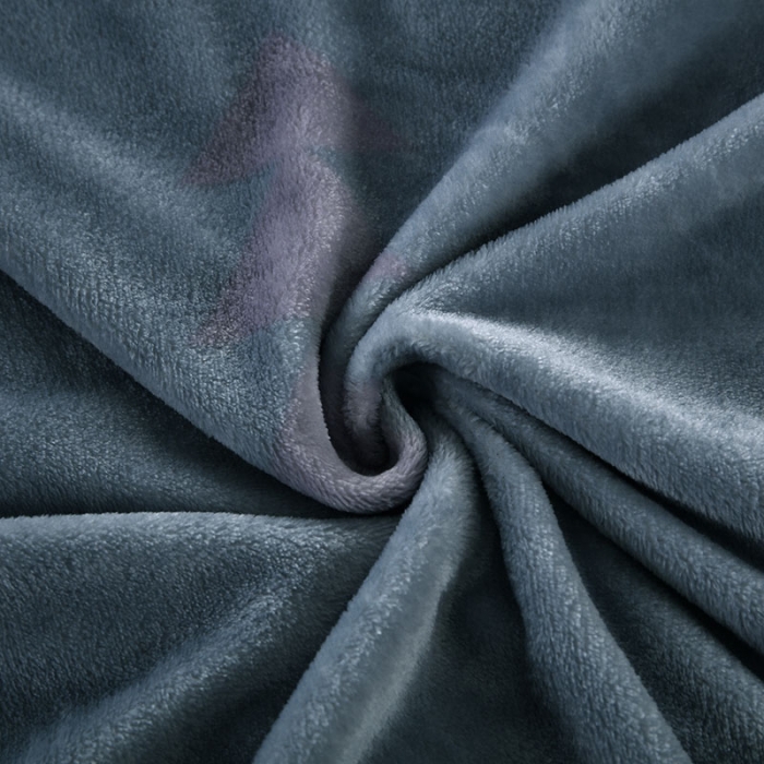 91家纺网 家纺一手货源 找家纺 赋雅 新款300克双面绒毯子超柔加厚云貂绒法莱绒 福鹿