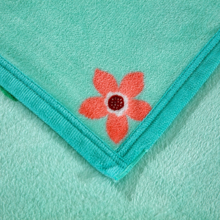 91家纺网 家纺一手货源 找家纺 赋雅 新款300克双面绒毯子超柔加厚云貂绒法莱绒 花环鹿