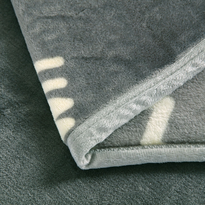 91家纺网 家纺一手货源 找家纺 赋雅 新款300克双面绒毯子超柔加厚云貂绒法莱绒 皇冠