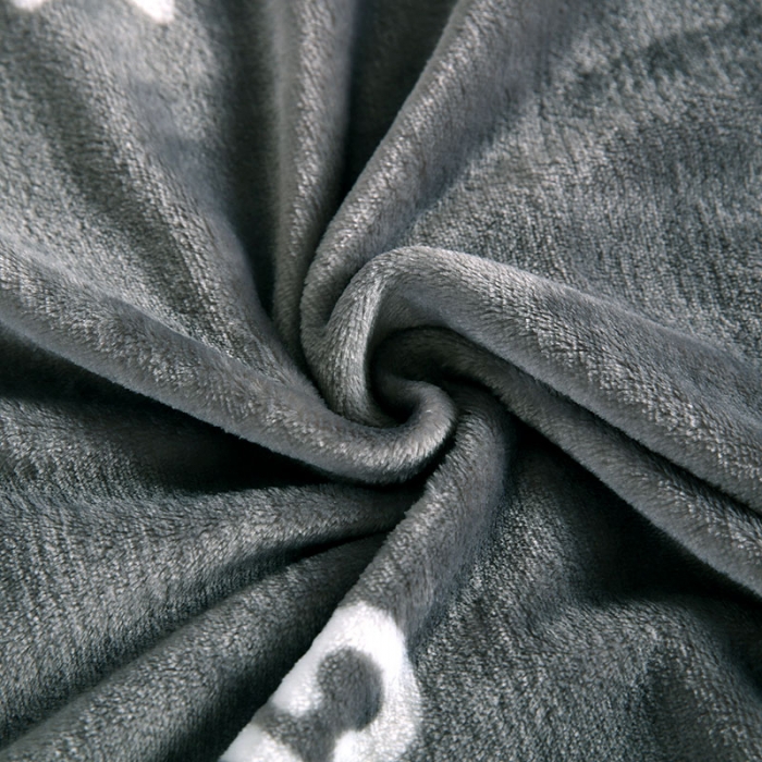 91家纺网 家纺一手货源 找家纺 赋雅 新款300克双面绒毯子超柔加厚云貂绒法莱绒 皇冠