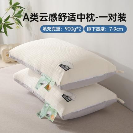 91家纺网 家纺一手货源 找家纺 （总）赛格时代家居 2023新款A类提花云感舒适枕