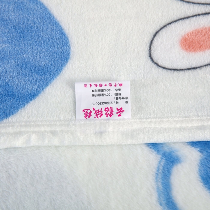 91家纺网 家纺一手货源 找家纺 赋雅 新款300克双面绒毯子超柔加厚云貂绒法莱绒 爱心兔