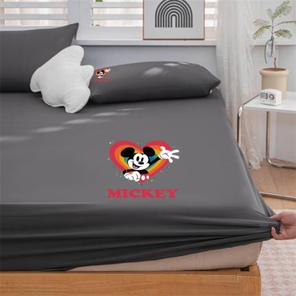 91家纺网 家纺一手货源 找家纺 总莎臣豹2025新款纯色ins风水洗磨毛单床笠二三件套