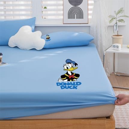 91家纺网 家纺一手货源 找家纺 总莎臣豹2025新款纯色ins风水洗磨毛单床笠二三件套