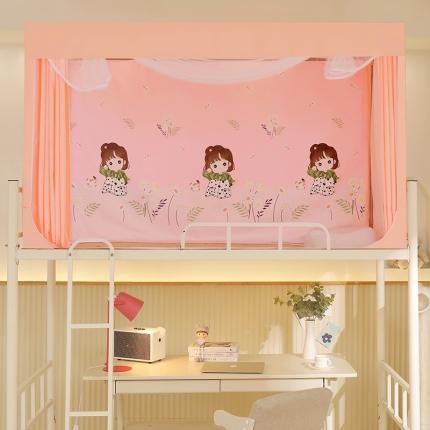 91家纺网 家纺一手货源 找家纺 （总）新款五面遮光拉链款印花蚊帐—XZ-14(风格二）