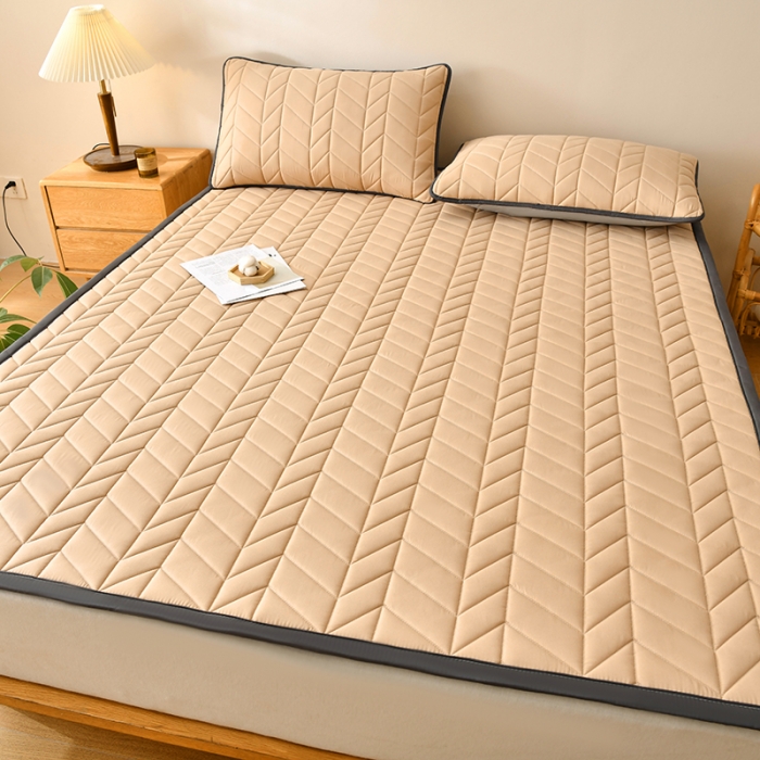 91家纺网 家纺一手货源 找家纺 （总）梦初语 大豆纤维床垫家用薄款防滑垫被褥子宿舍学生单双人垫子 