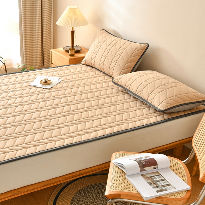 91家纺网 家纺一手货源 找家纺 （总）梦初语 大豆纤维床垫家用薄款防滑垫被褥子宿舍学生单双人垫子 