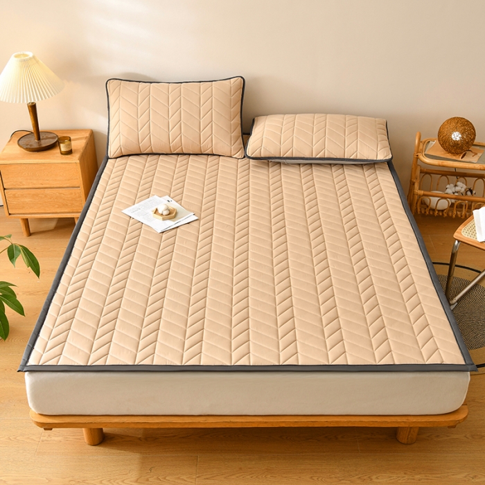 91家纺网 家纺一手货源 找家纺 （总）梦初语 大豆纤维床垫家用薄款防滑垫被褥子宿舍学生单双人垫子 