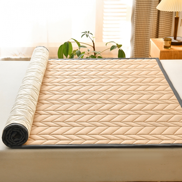 91家纺网 家纺一手货源 找家纺 （总）梦初语 大豆纤维床垫家用薄款防滑垫被褥子宿舍学生单双人垫子 