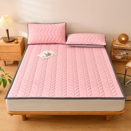 梦初语 大豆纤维床垫家用薄款防滑垫被褥子宿舍学生单双人垫子  冰梅粉