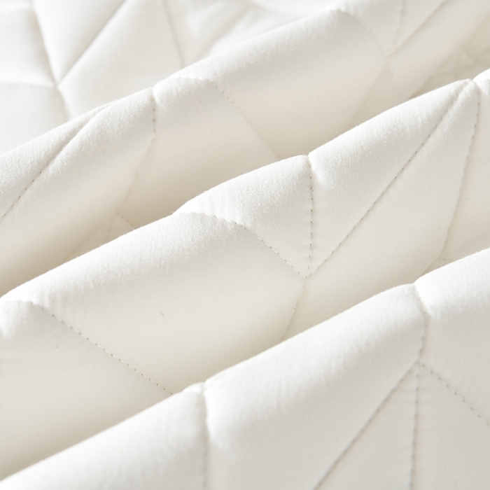 91家纺网 家纺一手货源 找家纺 梦初语 大豆纤维床垫家用薄款防滑垫被褥子宿舍学生单双人垫子  典雅白