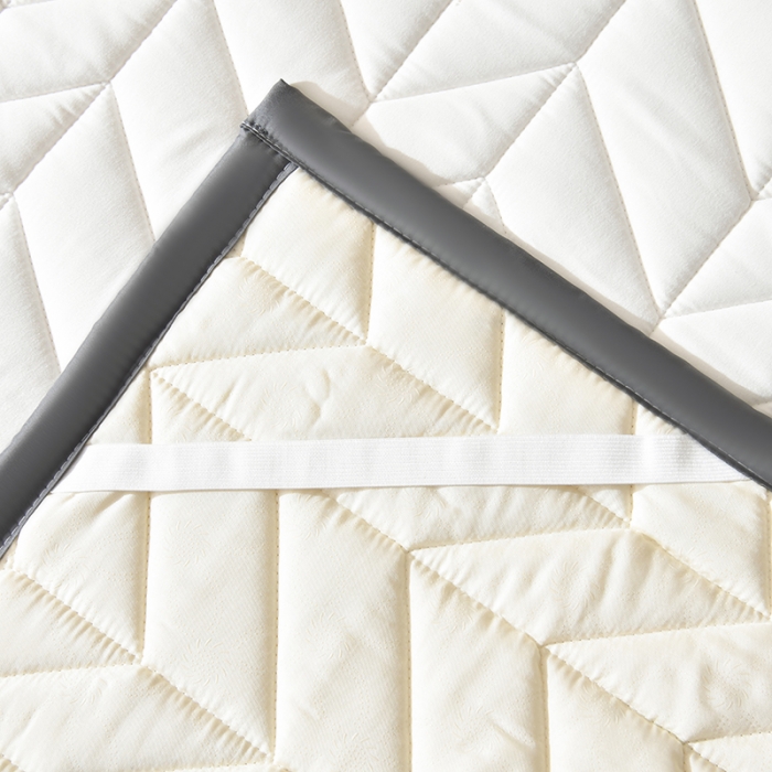 91家纺网 家纺一手货源 找家纺 梦初语 大豆纤维床垫家用薄款防滑垫被褥子宿舍学生单双人垫子  典雅白