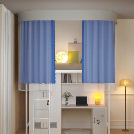 91家纺网 家纺一手货源 找家纺 艾晶美 2023新款3D建模吸顶学生蚊帐 天蓝