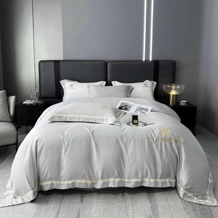 91家纺网 家纺一手货源 找家纺 （总）优悦生活馆 2023新款凯丝系列轻奢磨毛四件套