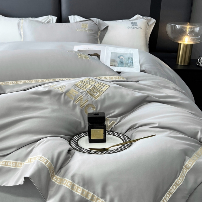 91家纺网 家纺一手货源 找家纺 （总）优悦生活馆 2023新款凯丝系列轻奢磨毛四件套