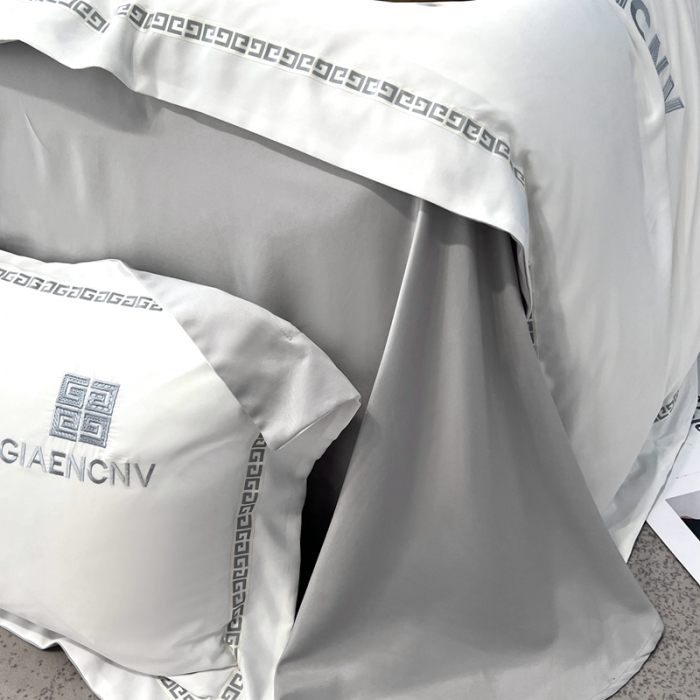 91家纺网 家纺一手货源 找家纺 优悦生活馆 2023新款凯丝系列轻奢磨毛四件套 凯丝-白