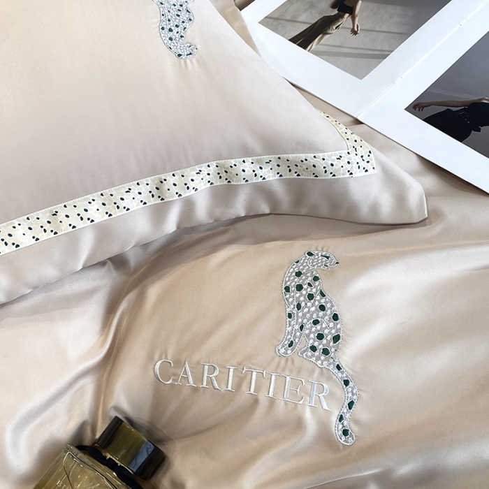 91家纺网 家纺一手货源 找家纺 优悦生活馆 2023新款布鲁系列轻奢磨毛四件套 布鲁-粉